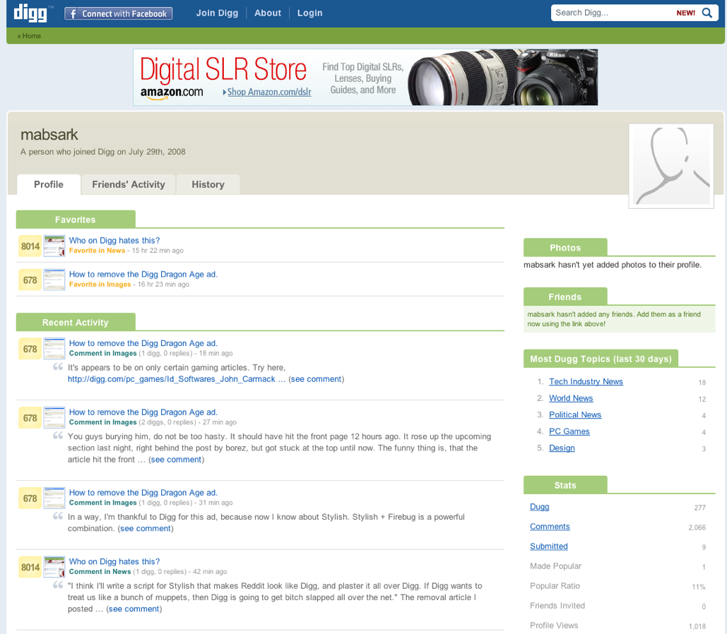 Digg profile image