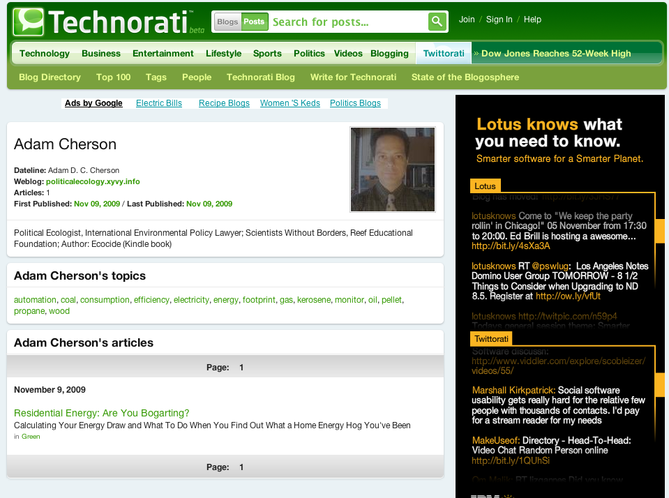 Technorati profile image