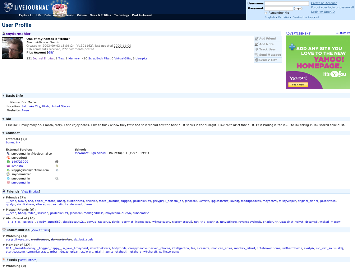 livejournal profile image